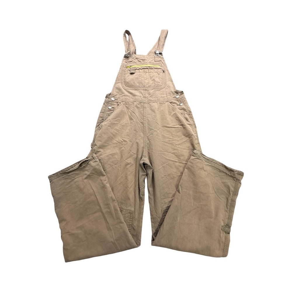 Duluth Trading Co Overalls Women S 32x31 Tan Canvas Workwear Western